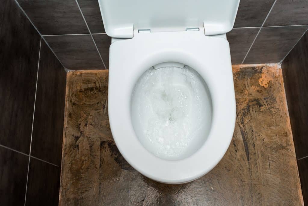 toilet foam after flushing