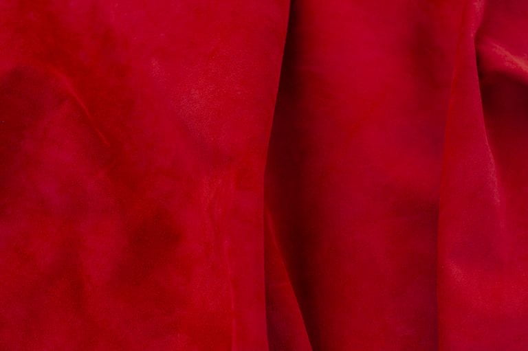 red suede fabric