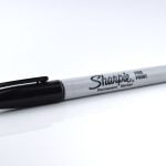 a black sharpie marker