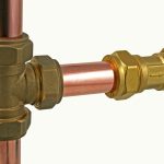 copper pipes mixed with other types