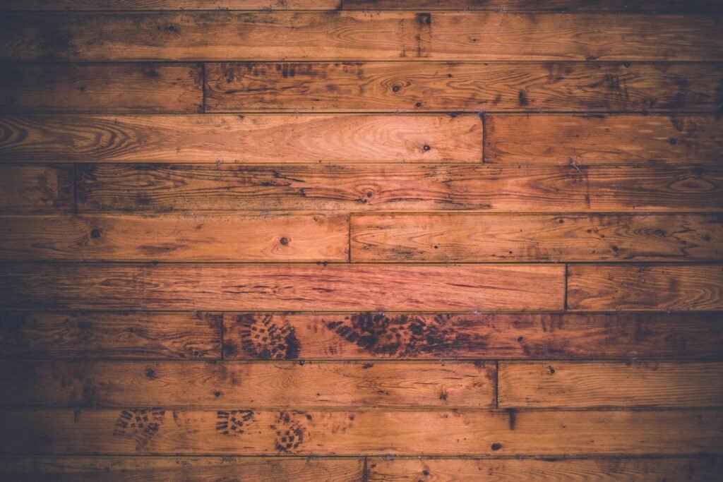 brown wooden floor